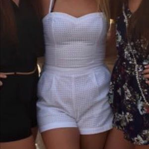 White guess romper